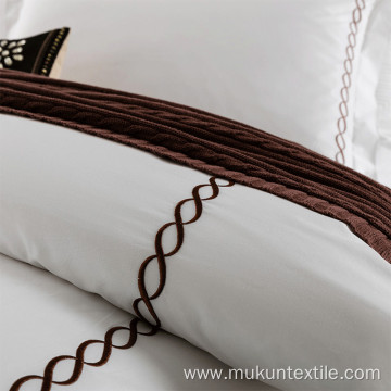 Queen size bedding sets 100% cotton luxury comforter